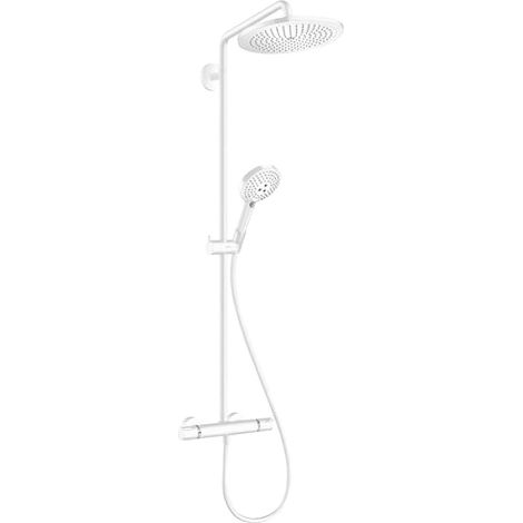 Hansgrohe Croma Select S - Set doccia Showerpipe 280 con termostato, EcoSmart, bianco opaco 26891700 (1/2)