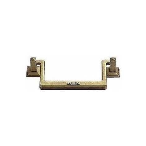 Möbelgriff Schubladengriff Schrankgriff aus Metall - Messing, Lochabstand - 96mm (1/3)