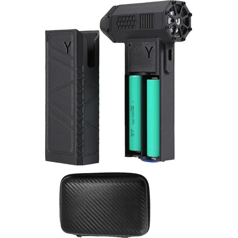 Asciugatrice per auto, 130.000 giri/minuto, funzione di ricarica inversa, ricarica rapida tramite porta USB Type-C. (1/2)