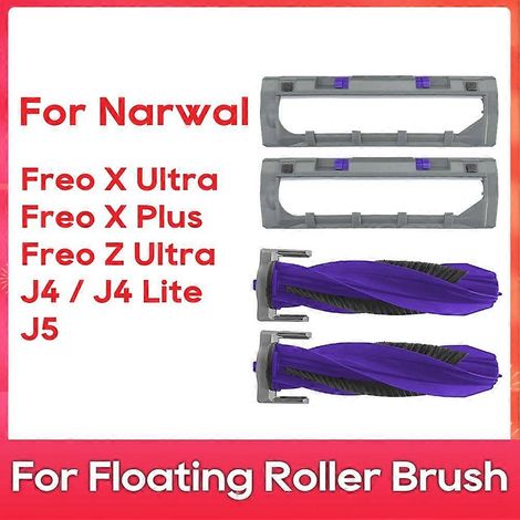 Pour Narwal Freo X Ultra/Freo X Plus/Freo Z Ultra/J5/J4 Lite couvercle de brosse rouleau aspirateurs robots pièce accessoires (1/5)