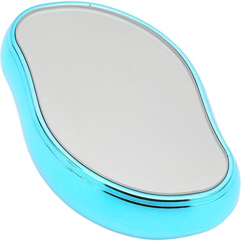 Épilation sans douleur lotion bleue portable réutilisable grattoir à poils physique lavable outil sûr efficace pour peau douce (1/5)