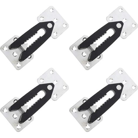 Clips de connexion argentés pour meubles, compatibles avec les connecteurs de canapés modulaires, lot de 12 (1/5)
