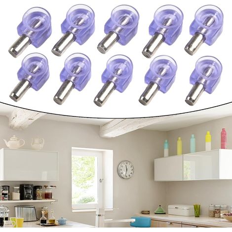 20 supports à ventouses pour étagères de placard, en fer et (1/5)