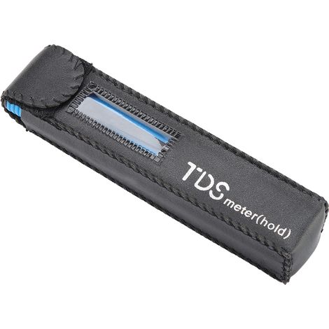 Testeur TDS Portatif Qualité Eau ABS Noir Bleu Écran LCD Compensation Température Fonction Hold pour Piscine Aquarium Hydroponie (1/5)
