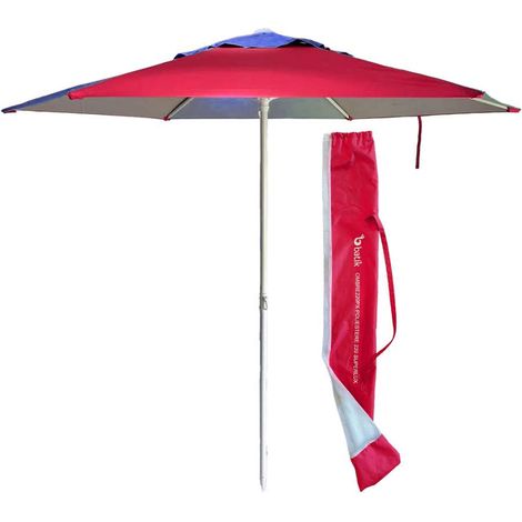 Ombrellone da Spiaggia Antivento Anti-UV - D.220 cm - Colori Assortiti (1/5)
