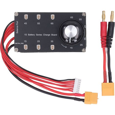 1S battery charging board, high-efficiency balanced charger with BT2.0 and PH2.0 ports (1/5)