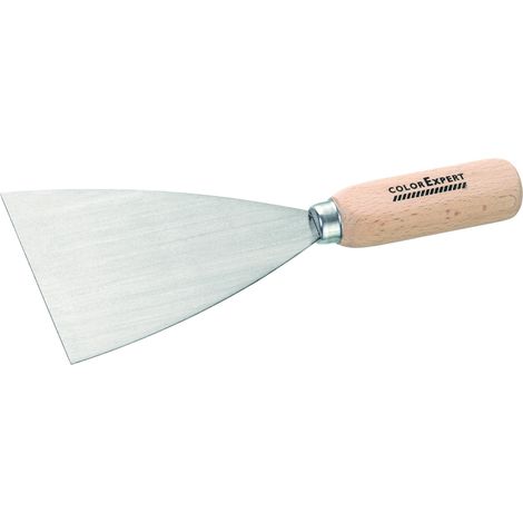 Color Expert Spachtel steifes Blatt 100 mm mit Holzgriff