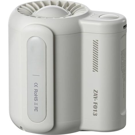 Fan Portable a Pliers a the Size,Fan a Pliers Cool Under the Chemise,3 Speeds,Powerful,4500 mah,Rechargeable By USB,Cooling 24 H and Prevention of Cut of Heat (1/5)