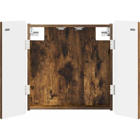 vidaXL Armario para dianas ZWOLLE Roble Ahumado 52,5 x 10,5 x 57,5 cm (1/2)
