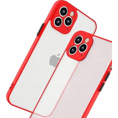 Milky Case Silikon-Schutzhülle, flexibel und halbtransparent, für Xiaomi Redmi Note 10 / Redmi Note 10S, Rot (1/5)