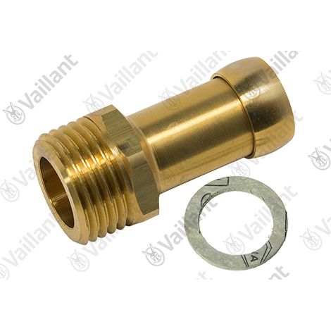 VAILLANT Raccord, G1/2 x D15 x 42,5 VC 95+195+245/4-5 (R1) u.w. Vaillant-Nr. , 0020071581