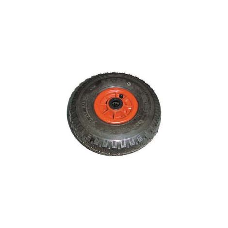 RUOTA PER CARRELLO PNEUMATICA MM.260 CON CUSCINETTO CERCHIO PLASTICA  ø mm.260x85 foro mm.20    ALTE