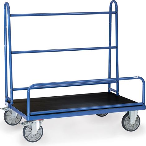 Fetra Plattenwagen mit festen Rohrbügeln 1270x535 mm Ladefläche mit Riefengummi (1/2)