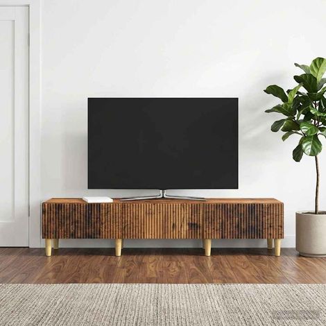 TV-Schränk Altholz 147 x 34,5 x 30 cm Holzwerkstoff (1/5)