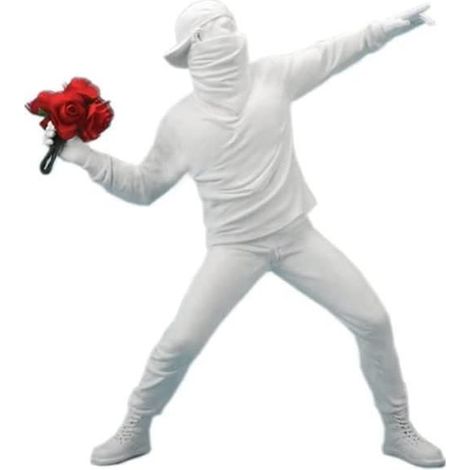 Statue - Non spécifié - Sculpture Lanceur de Fleurs - Résine - Moderne - 18cm x 21.5cm x 5.5cm (1/4)