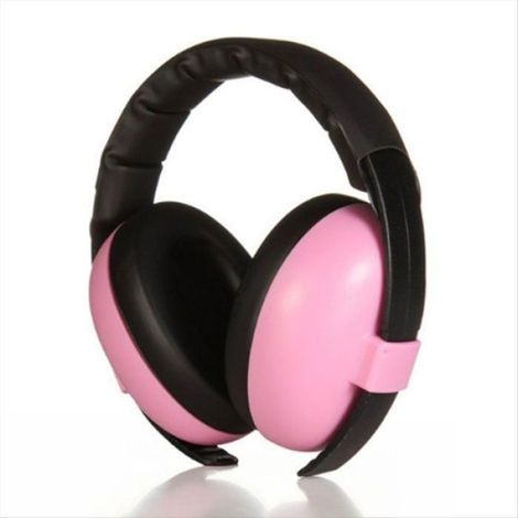 Casque Antibruit et Protection Auditive pour Bébé Cache-Oreilles Insonorisants pour Bébé Cache-Oreilles Antibruit pour Enfants Rose (1/5)