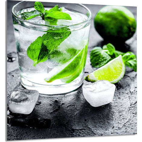 Panneau de verre pour cuisine 60x65 Lime (1/5)