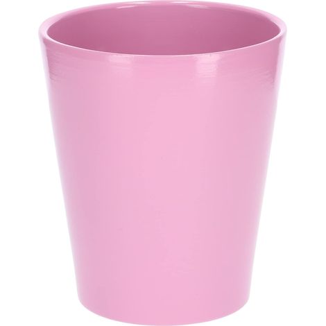 KOTARBAU Pot de fleurs en céramique pour orchidées H 150 mm Ø 120 mm Violet clair (1/5)
