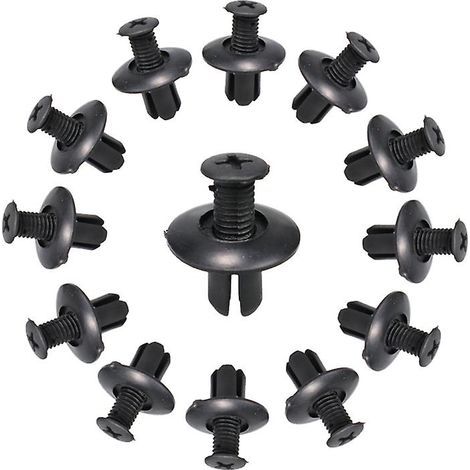 200 universelle Kunststoffnieten für Stoßstangen und Kotflügel, 8-mm-Loch, Befestigungsschrauben, Befestigungsclips für Nissan, Toyota Focus und Kia (1/5)