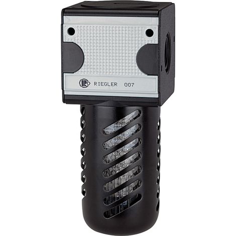 Riegler Aktivkohlefilter »multifix«, PC-Behälter, Schutzkorb, BG 3, G 1/2 (1/4)