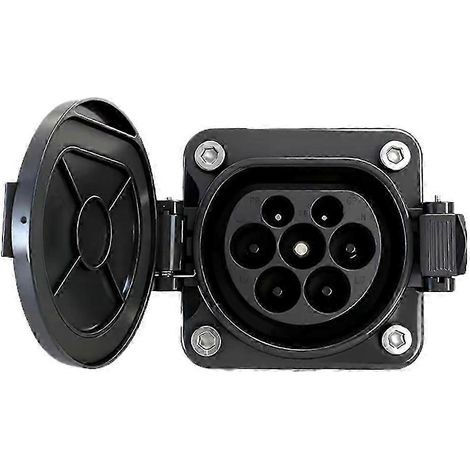 Prise mâle de type 2 32 A 3P pour chargeur côté véhicule électrique IEC 62196 (référence JXLGV) (1/5)
