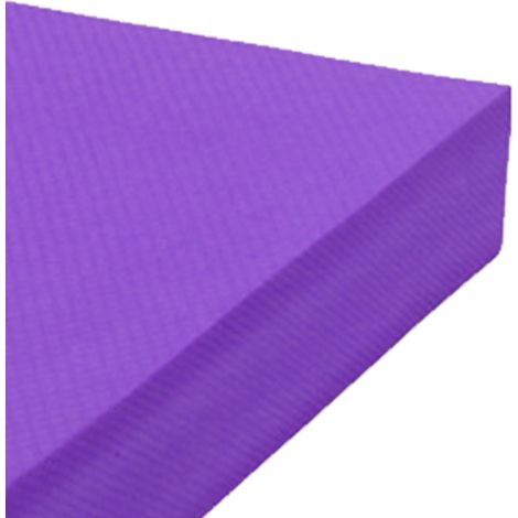 Balancekissen für Stehübungen und Fitness – Weich, hochelastisch, rutschfest und wasserdicht – Lila TPE – 40 x 33 x 5 cm (1/4)