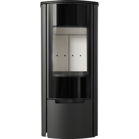 Kaminofen aus Stahl KRATKI ENYO-R Ø 150 8 kW (1/5)
