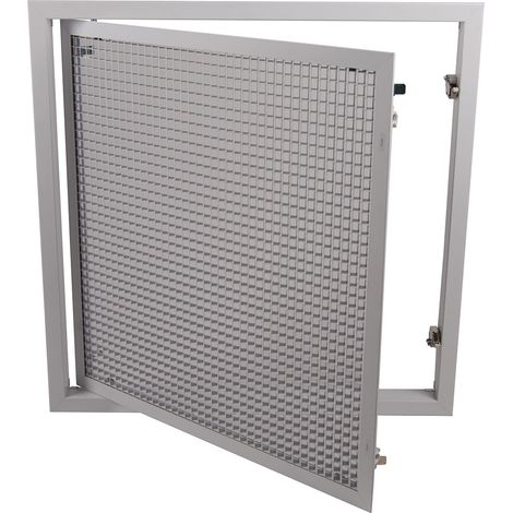 Griglia di ripresa porta-filtri a maglie quadrate inclinate di 45° 60x60mm