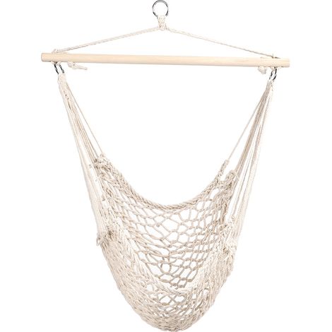 Balancelle suspendue adulte extérieur jardin camping hamac siège corde intérieur (1/5)