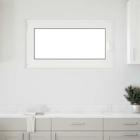 Ventana de sótano "RISOR" 110x60cm oscilobatiente DIN izquierda vidaXL (1/5)