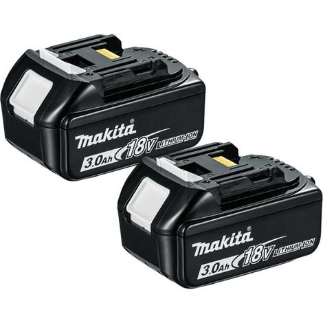 Makita BL1830 18V LXT 3.0Ah Li-Ion Batteries (Twin Pack)
