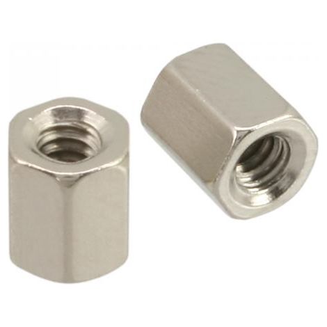 InLine UNC 4/40 dadi neri 100 pezzi 5,8 mm