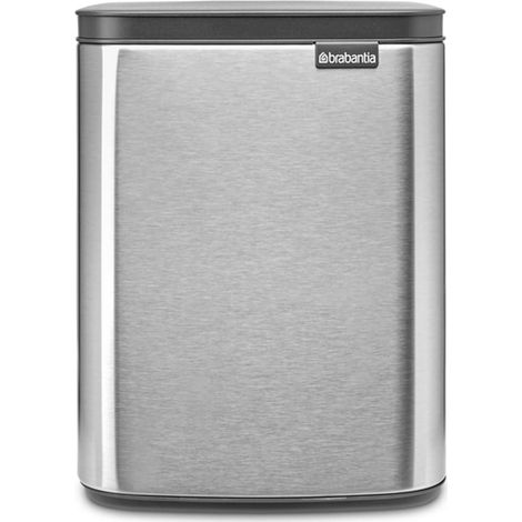 Brabantia Bo cubo de basura cocina acero mate 7 litros