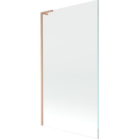 Mexen Next L mampara de bañera de 1 hoja 100 x 150 cm, transparente, cobre cepillado - 895-100-000-03-00-65 (1/5)