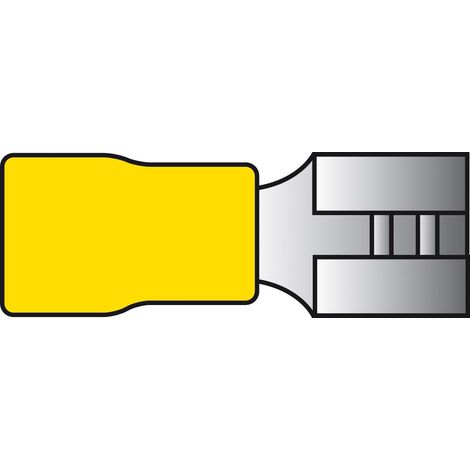 COSSES 543 POUR CABLES Ø2.5 6.5MM JAUNE 10PCS z