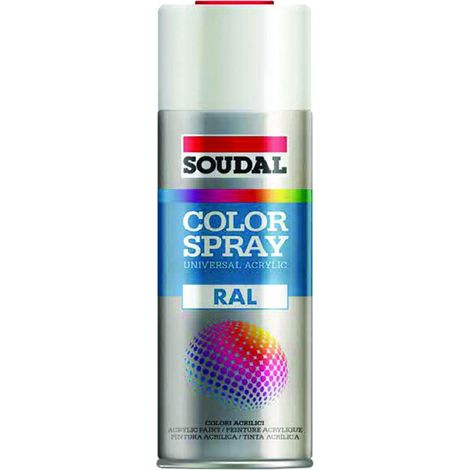 Color Spray Smalto Acrilico Spray - ml.400 - bianco puro RAL 9010 opaco (155519) - 6 pz