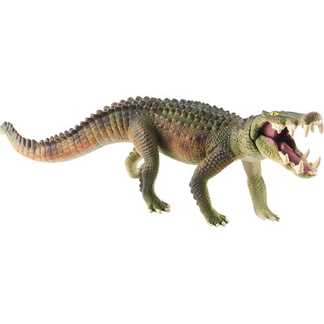 Figurine Crocodile - Modèle Réaliste en Plastique Souple - Pour Décoration Extérieure, Effarouchement d'Oiseaux, Prank Halloween ou Jeu Enfant - 1 Pièce (1/3)