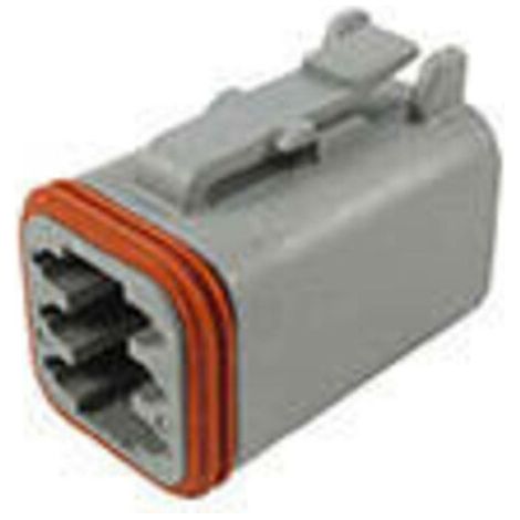 TE Connectivity DT06-6S-C015 Cosse cylindrique mâle femelle, droit Nombre total de pôles: 6 Série (connecteur rond): DT 1 pc(s) W501761 (1/3)