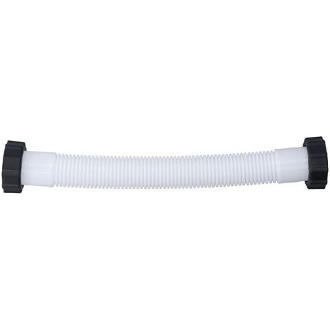 FENOPLASTICATuyau de rechange pour pompe de piscine Intex 1,5 po de diamètre Tuyau de remplacement pour piscines hors sol Blanc 0,4 m / 1,3 pi (1/5)