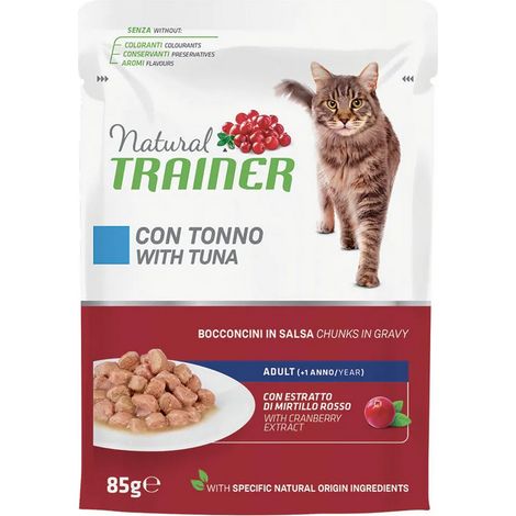 Trainer Gatto Adult Bocconcini in Salsa 85gr Tonno
