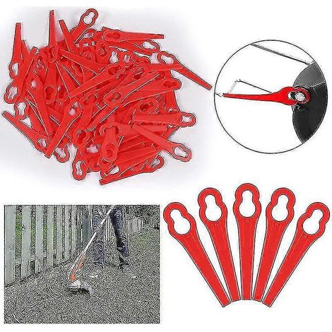 80 lames de rechange pour coupe-bordures et tondeuses à gazon Ein [] (1/2)