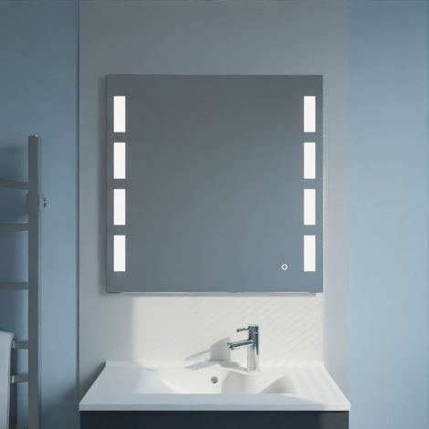Miroir lumineux antibuée PRESTIGE 80x80 cm (1/5)