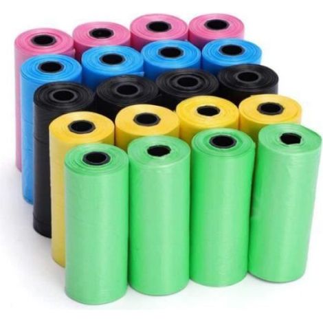 Sac À Crottes Chien - 26 Rouleaux De Recharge - Distributeur Inclus - 23 X 33 Cm - Biodégradable À Base De Fécule De Maïs (1/4)