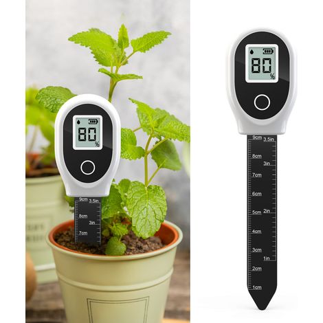 Testeur de sol, humidimètre pour sol avec échelle, hygromètre portable pour plantes en pot, jardins et pelouses (1/5)