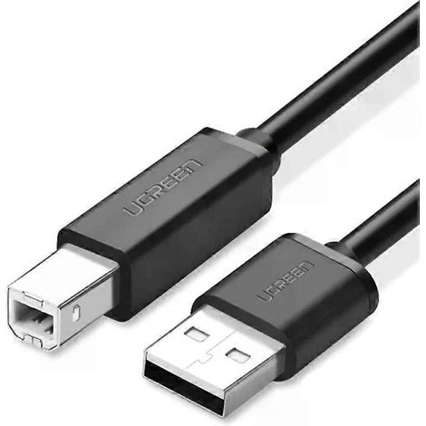 Câble d'imprimante USB 2.0 - 1 m, plaqué nickel, compatible Canon, Epson, HP - (1/5)