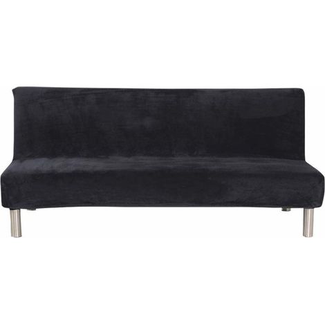 Housse De Canapé Sans Accoudoirs - Élastique En Spandex Stretch - Pour Canapé-Lit Et Canapé Droit - 1 Pièce (1/5)