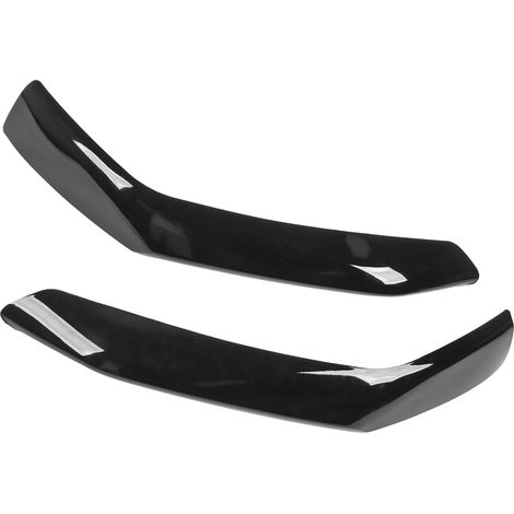 1 Paar glänzend schwarze, robuste und stilvolle Frontstoßstangenspoiler für BMW 5er G30 G31 LCI M Sport (1/5)