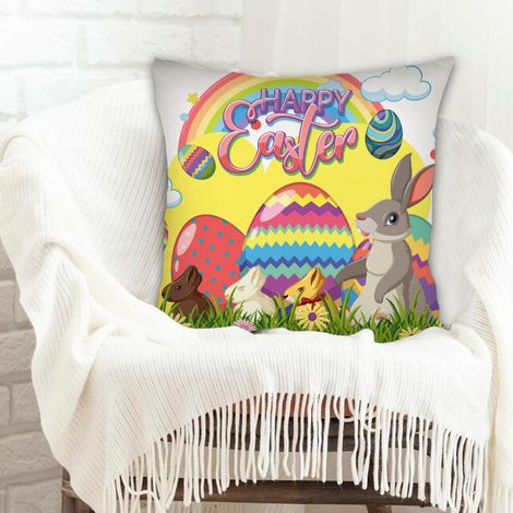 Housse de coussin pour décoration intérieure lavable en machine pour cadeaux pour petite amie et petit ami (1/5)