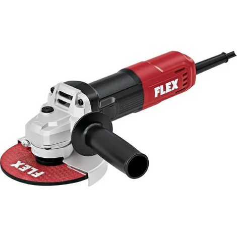 FLEX Amoladora angular L 811 125, 800 W, diámetro de disco de 125 mm, bloqueo de reinicio, protección contra el polvo, 533120