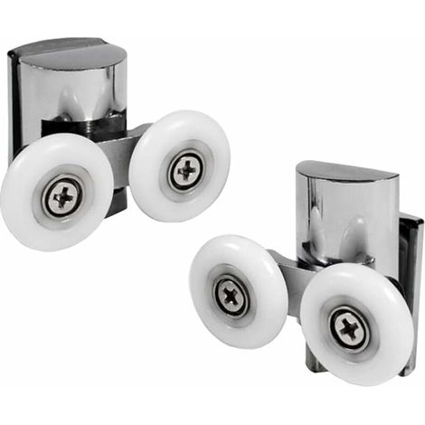 MINKUROW Rodillo De Ducha Arriba Y Abajo Rodillos De Puerta De Ducha 23 Mm Rodillos De Puerta De Ducha Corredera Rodillos De Puerta De Ducha Puerta Corredera De Ducha 23 Mm 2 Piezas (1/5)